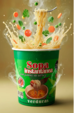Sopa Con Fideos De Arroz + Verduras Apto Vegano Sin Tacc - Imagen 3