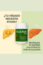 Alcachofa Macro Salud 30 Comp Hígado Graso Baja Colesterol - Imagen 3