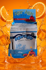 Agar Agar Gelatina Vegetal S/ Tacc  Argendiet 12x10g Sabor Naranja - Imagen 3