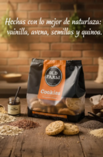 Galletitas Old Farm Cookies Vainilla + Avena + Semillas 140g - Imagen 2
