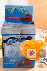 Agar Agar Gelatina Vegetal S/ Tacc  Argendiet 12x10g Sabor Naranja - Imagen 2
