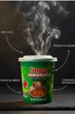 Sopa Con Fideos De Arroz + Verduras Apto Vegano Sin Tacc - Imagen 2