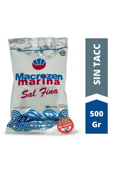 Sal Marina Sin Tacc X 500gr Fina Macrozen