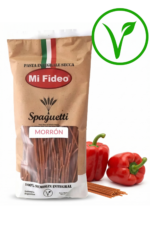 Pasta Integral X 227g Spaguetti Con Morrón - Apto Vegano