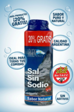 Sal Sin Sodio Argendiet X 170gr Sin Tacc - Imagen 2