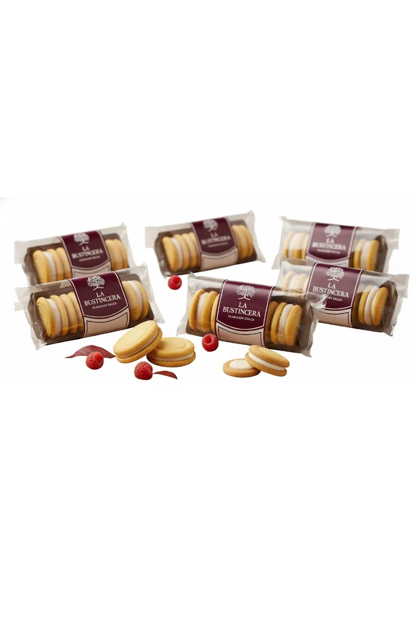 TU SNACK SALUDABLE (7) Alfajores Rellenos Sabor Frutos Rojos Probalos! X 6 Paquetes - Imagen 1