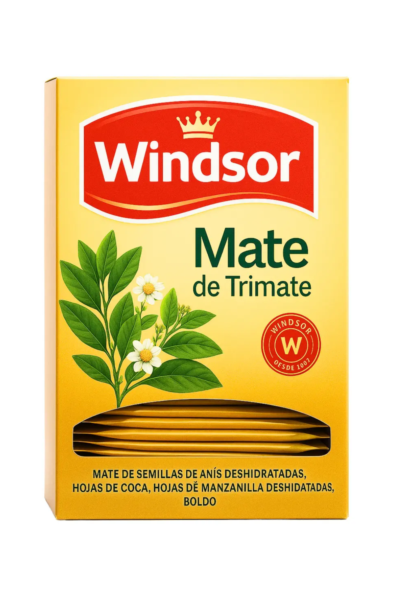 TU SNACK SALUDABLE (7) Té Windsor Trimate Digestivo Anís Coca Manzanilla 100 - Imagen 1