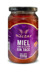 Miel Nectar De Los Dioses Frasco De Vidrio 500g Sin Tacc Dw