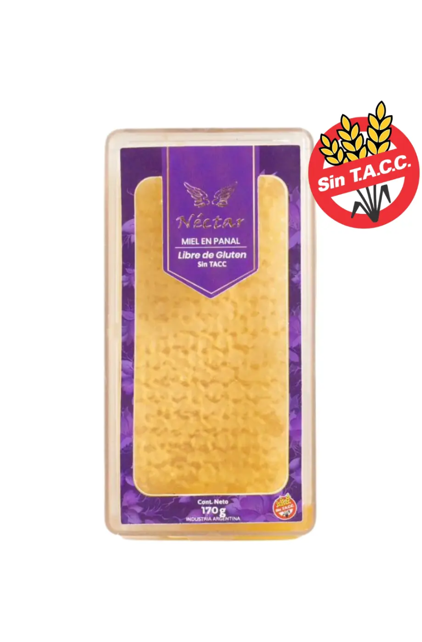 TU SNACK SALUDABLE (7) Miel En Panal Nectar De Los Dioses 170 Gr - Imagen 1