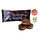 Mini Alfajores C Pasta De Maní X5 Unid Sin Gluten 6g Protein