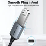 Cable Adaptador Usb-c A Usb 2.0 Hembra 2a 0.15 Cm Vention Negro - Imagen 5