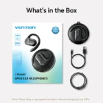 Auriculares Bluetooth Vention Open Ear Ipx5 Deportivo 35 Hs Color Negro - Imagen 9