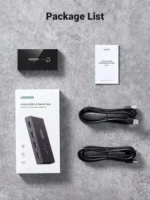 Usb Hub Switch 3.0 4 Puertos 2 Entradas Y 4 Salidas - Imagen 7