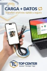 Cable iPhone Usb-c A Lightning 18w Carga Rápida Reforzado - Imagen 3