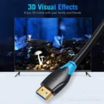 Cable Hdmi 2.0 Certificado 4k 0.50 Cm 18 Gbps Vention - Imagen 2