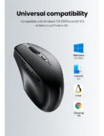 Mouse Ergonómico Inalámbrico Bluetooth 5.0 Dpi 4000 Ugreen Color Negro - Imagen 3