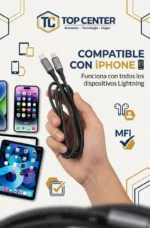 Cable iPhone Usb-c A Lightning 18w Carga Rápida Reforzado - Imagen 2