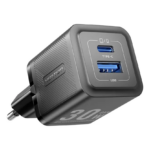 Cargador De Pared Carga Rapida Usb Y Usb-c 30w Vention Color Negro