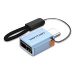 Adaptador Usb Hembra A Usb C Otg 3.1 10 Gbps Vention Azul Acero