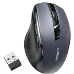 Mouse Inalámbrico Ugreen Ergonómico Bluetooth Silencioso Negro