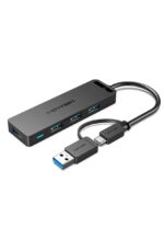 Hub Adaptador Usb Y Usb C 4 Puertos 3.0 + Micro Usb Vention
