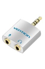 Adaptador Jack 3.5 Mm A Audio Y Microfono Auricular Vention