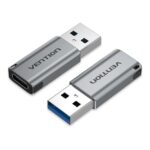 Adaptador Usb 3.0 Macho A Usb C Tipo C Hembra Vention Gris