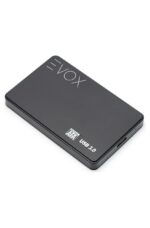 Carry Disk Case Evox Usb 3.0 Sata 2.5 Notebook Disco Hdd / Sdd - Qaaba Negro
