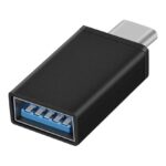 Adaptador Otg Usb 3.0 Hembra A Usb Tipo C Macho - Evox Negro