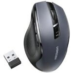 Mouse Inalambrico Usb 4000 Dpi 2.4 Ghz Ergonomico Ugreen Negro