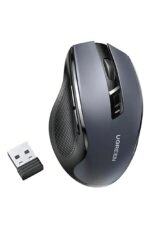 Mouse Inalambrico Usb 4000 Dpi 2.4 Ghz Ergonomico Ugreen Negro