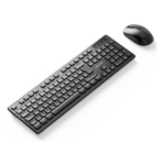 Kit Combo Teclado Y Mouse Inalambrico Usb Vention Negro