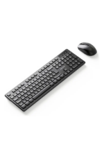Kit Combo Teclado Y Mouse Inalambrico Usb Vention Negro