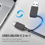 Hub Adaptador Usb Y Usb C 4 Puertos 3.0 + Micro Usb Vention - Imagen 2