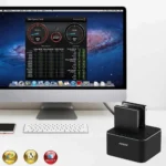 Docking Station 2 Bahias Clonador Sata Hdd Ssd 16tb Fideco - Imagen 3