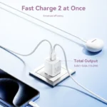 Cargador De Pared Carga Rapida Usb Y Usb-c 30w Vention Color Negro - Imagen 3
