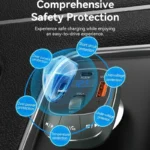 Cargador Usb Para Auto Celular Carga Rapida 30w Bluetooth - Imagen 2