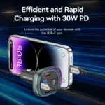 Cargador Usb Para Auto Celular Carga Rapida 30w Bluetooth - Imagen 3