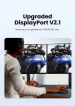 Cable Displayport 2.1 Certificado Ugreen 16k, 8k, 80gbps Gamer 2 Metros - Imagen 6
