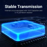 Adaptador Usb-c A Usb Hembra 3.0 Otg 5gbps Vention Negro - Imagen 3