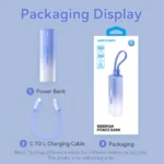 Power Bank Vention - Cargador Portatil 5000mah - Bateria Carga Rapida 20w - Imagen 9
