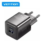 Cargador De Pared Carga Rapida Usb Y Usb-c 30w Vention Color Negro - Imagen 4
