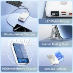 Power Bank Portatil Magnetico Cargador 10000mah Vention - Imagen 4