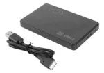 Carry Disk Case Evox Usb 3.0 Sata 2.5 Notebook Disco Hdd / Sdd - Qaaba Negro - Imagen 3