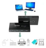 Usb Hub Switch 3.0 4 Puertos 2 Entradas Y 4 Salidas - Imagen 5