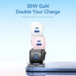 Cargador De Pared Carga Rapida Usb Y Usb-c 30w Vention Color Negro - Imagen 5