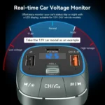 Cargador Usb Para Auto Celular Carga Rapida 30w Bluetooth - Imagen 8