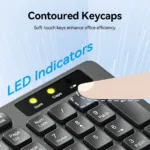 Kit Combo Teclado Y Mouse Inalambrico Usb Vention Negro - Imagen 9