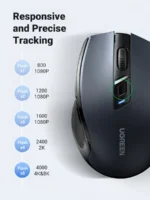 Mouse Inalámbrico Ugreen Ergonómico Bluetooth Silencioso Negro - Imagen 9