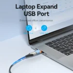 Adaptador Usb Hembra A Usb C Otg 3.1 10 Gbps Vention Azul Acero - Imagen 5